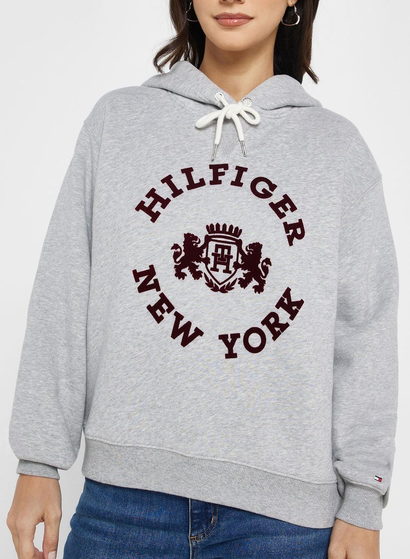 TOMMY HILFIGER Logo Knitted Hoodie - Image 3