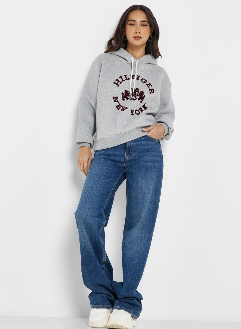 TOMMY HILFIGER Logo Knitted Hoodie - Image 4