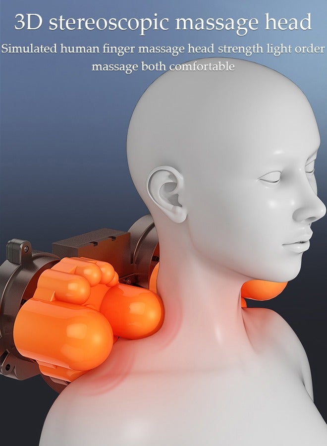 DUNISO Neck Massage Pillow And Shoulders, Adomen, Legs Back Massager Relaxation With Electric Heating Kneading Therapy Portable Shiatsu Massage Cushion for Home, Office - Image 5