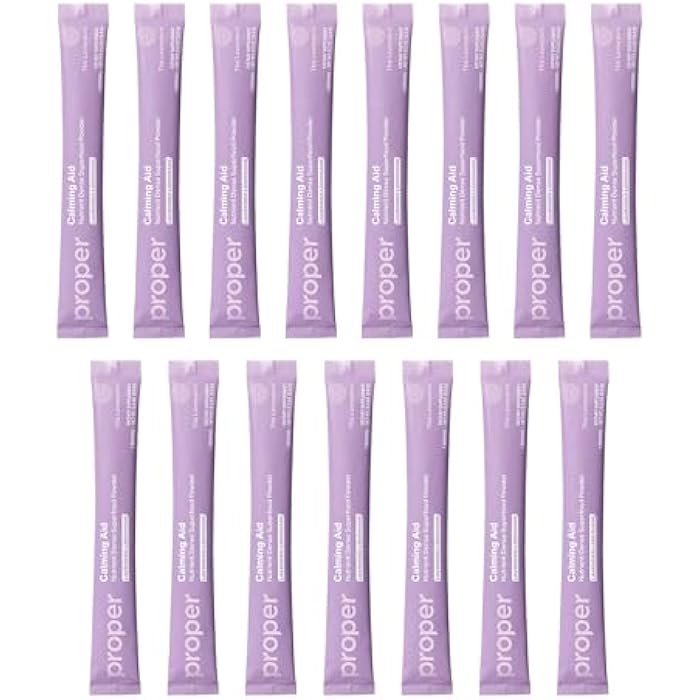 Proper, The Lavenders Calming Aid. Sleep and Relaxation Drink Mix. GABA L-Theanine Supplement with Magnesium, Lavender, Lemon Balm, and Ashwagandha. Natural Calm Stress Support Supplements - Image 2