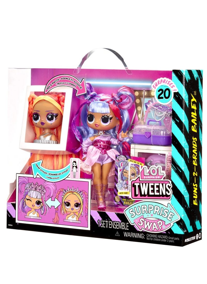 Lol Surpise LOL Surprise Tweens Swap Fashion Pop Braids Bailey  - Image 2