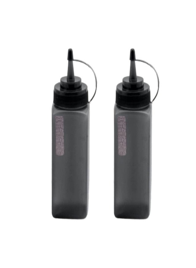 Puthak 500Ml Square Shape Jar 2Pcs Combo Squeeze Bottle Ketchup Mustard Bbq Containers Kitchen Condiment Dispenser (Random Color Will Be Sent) - Plastic - Image 3