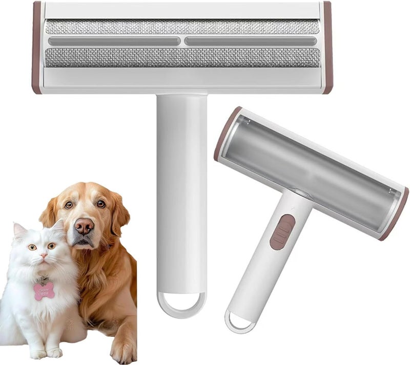 Aputue Pet Hair Remover Lint Roller, Reusable Washable Cat Hair Remover for Furniture Car Interiors Bedding Carpets, Effective Multi-Surface Fur Removal Tool with Easy Cleaning for Pet Owners - Image 1