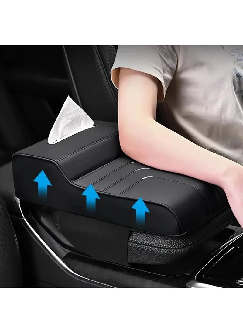 EzzySo Car Central Control Armrest Memory Foam Armrest Heightening Pad, Lengthened Central Armrest Box Pad  - Image 5