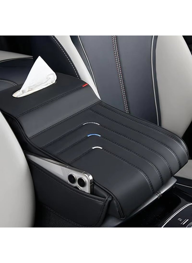EzzySo Car Central Control Armrest Memory Foam Armrest Heightening Pad, Lengthened Central Armrest Box Pad  - Image 1