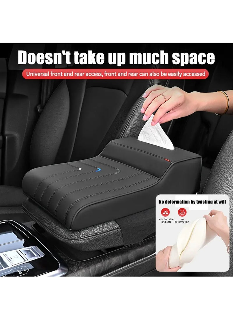 EzzySo Car Central Control Armrest Memory Foam Armrest Heightening Pad, Lengthened Central Armrest Box Pad  - Image 2