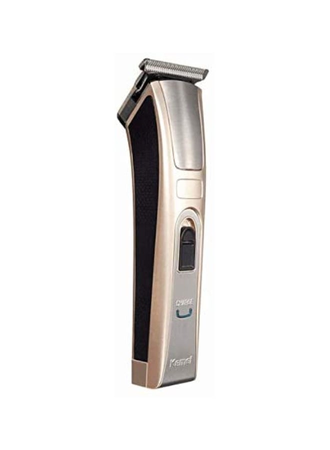 Kemei Km-5017 Rechargeable Hair Trimmer Gold - Image 4