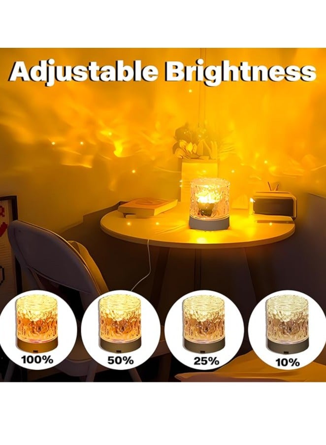 عربست جهاز عرض موجات المحيط، 16 لونًا متغيرًا من ضوء الليل، مصباح ماء بارد، جهاز عرض أضواء الشفق الشمالي مع جهاز تحكم عن بعد، مصابيح ليد لغرفة النوم وغرفة الألعاب وبار المطعم وديكور الحفلات - Image 5