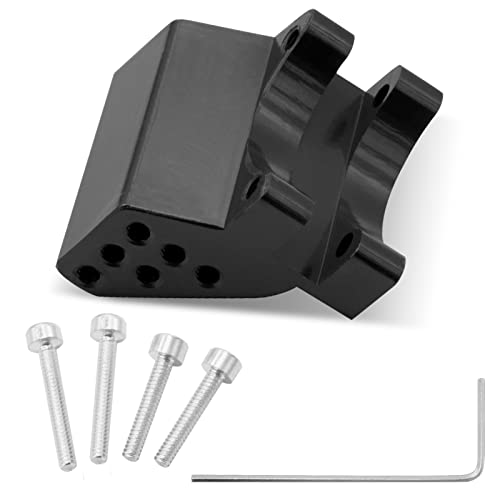 OGUNKE OGRC Adjustable Height Rear Axle Truss Upper Link Mount Aluminum Alloy Link Bracket for Axial SCX24 C10 JLU Gladiator Bronco Upgrade Part (Black) - Image 4