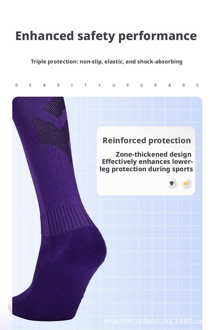 10 Pairs Knee-High Thick Cushioned Sport Socks for Men & Women, Breathable Moisture-Wicking Multipack Socks - Image 3