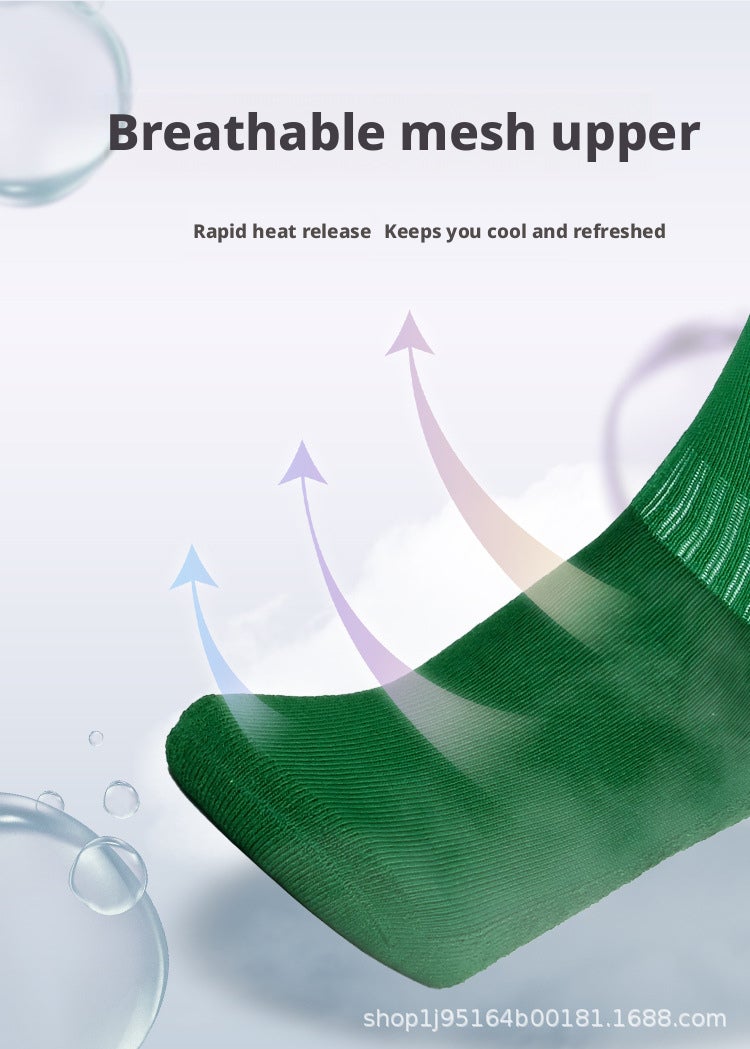 10 Pairs Knee-High Thick Cushioned Sport Socks for Men & Women, Breathable Moisture-Wicking Multipack Socks - Image 5