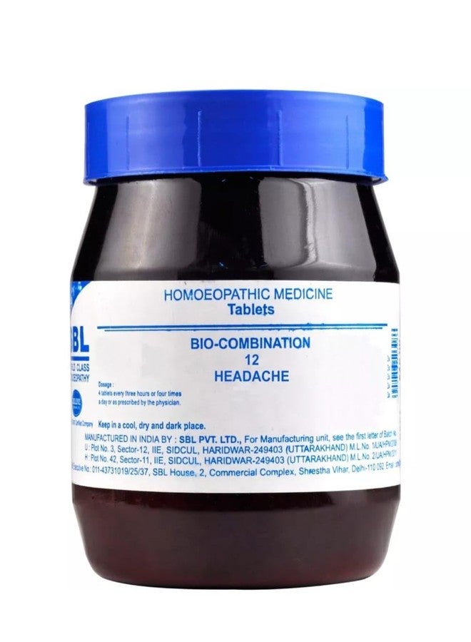 SBL Bio-Combination 12 for Headache, 550GM | HEALTHOFY