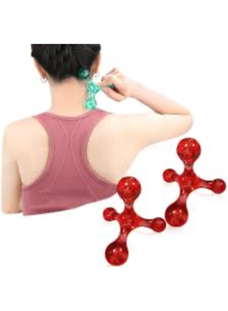 Loquat 4 Way Trigger Point Reflexology Body Massager multi color - Image 2