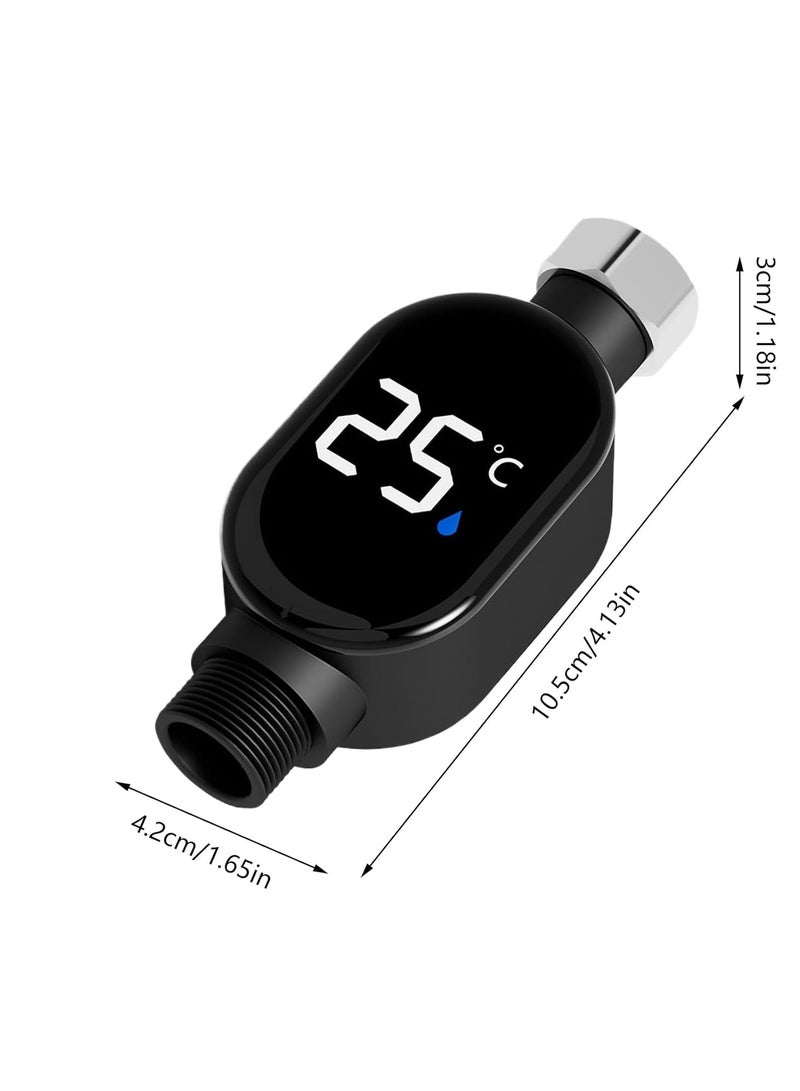 CMGTYYD LED Faucet thermometer that displays temperature - Shower Head External LED Display Water Temperature Display Accessories Water Thermometer For Accurate Temperature Measurement During Bath Time, Ideal for testing bath water temperature for children - Image 5