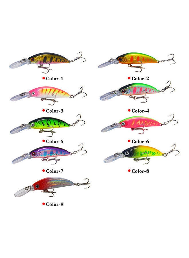 NIBEMINENT Submerged Warped Mouth Bass Bait Fishing Lure 7cm - Image 2