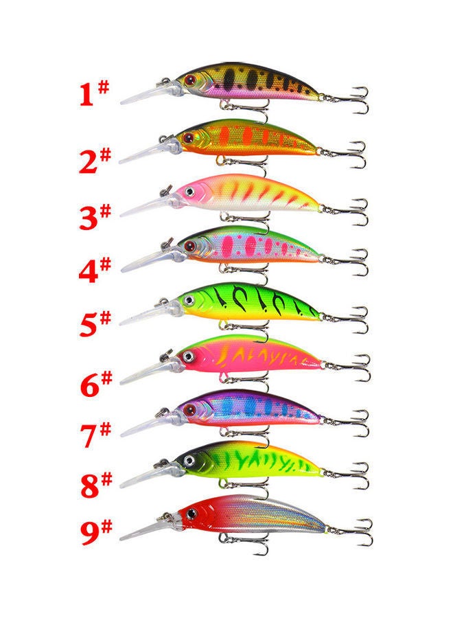 NIBEMINENT Submerged Warped Mouth Bass Bait Fishing Lure 7cm - Image 5