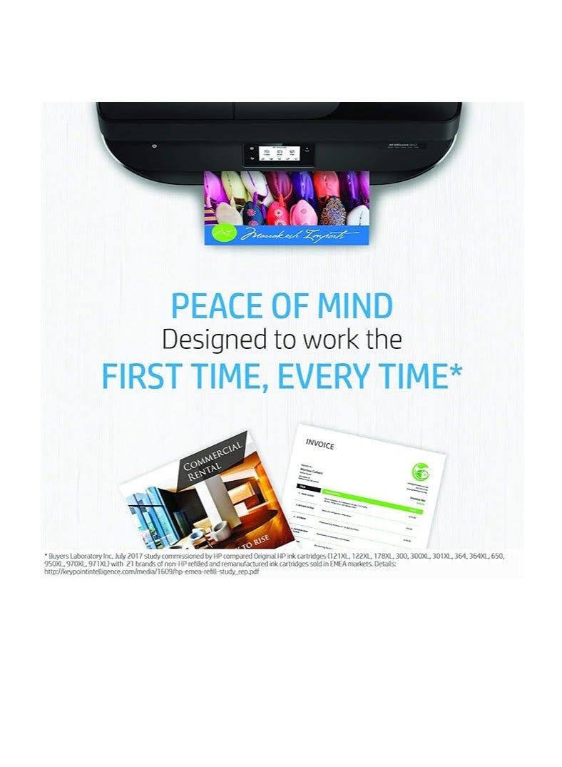 123 Original ink Advantage Cartridge - F6V17AE 123 Black  - Image 3