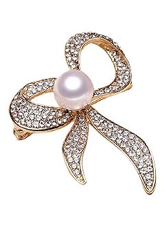 Generic Pearl &amp; Crystal Brooch , 2725619449788  - Image 1