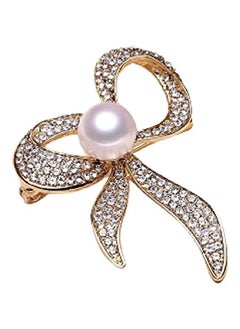Generic Pearl &amp; Crystal Brooch , 2725619449788  - Image 2