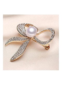 Generic Pearl &amp; Crystal Brooch , 2725619449788  - Image 4