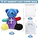 Silipull 18 Pcs Rainbow Faith Stuffed Bears 4 Religious Plush Christian Mini Bible Verse Bears for Party Favor Gift Box Stuffers - Image 4