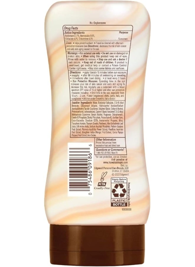 Hawaiian Tropic لوسيون حرير الترطيب الخفيف SPF30 - Image 2