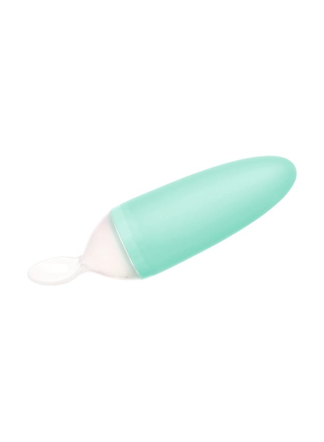 Boon SQUIRT Silicone Baby Food Dispensing Spoon, Mint - Image 1