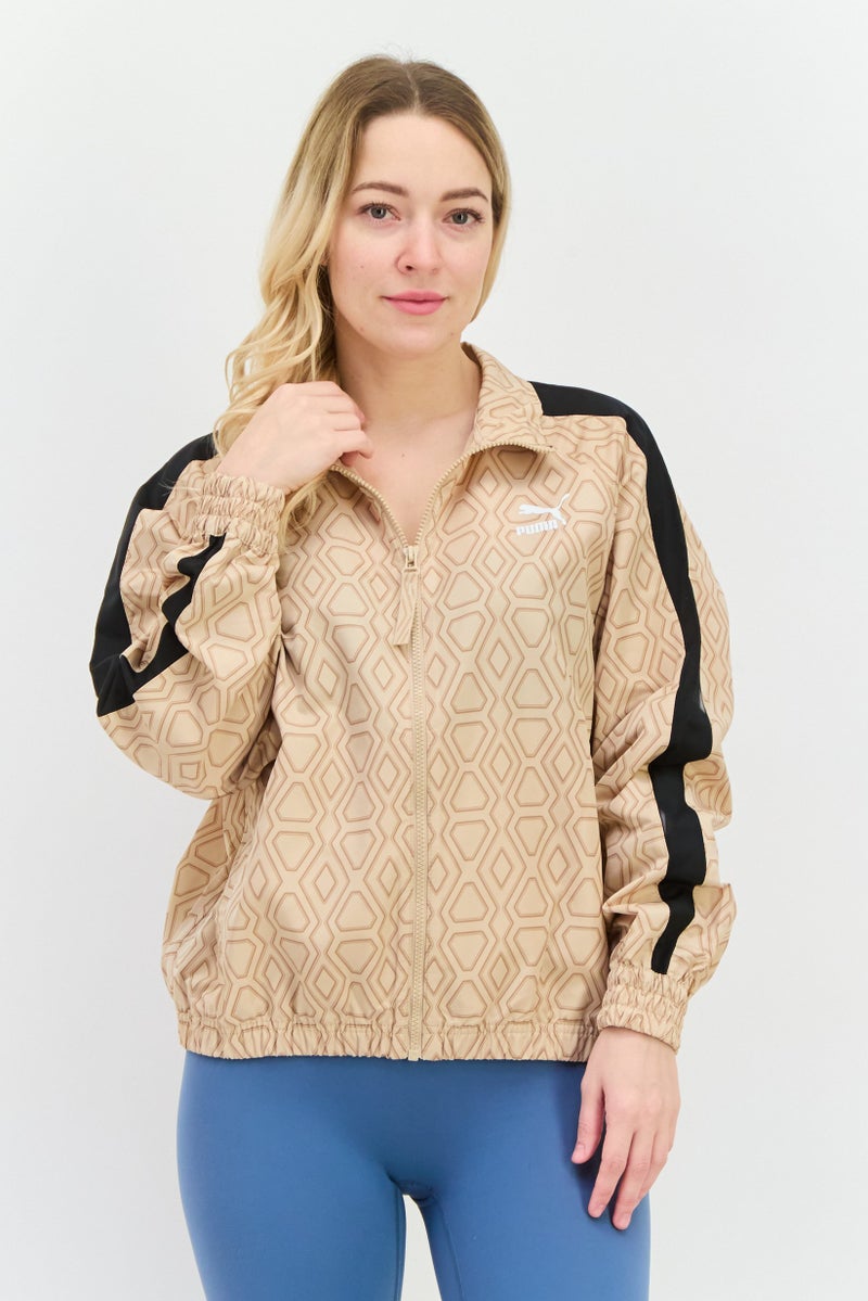 PUMA Women Sportswear Fit Outdoor Jacket, Beige - Image 1