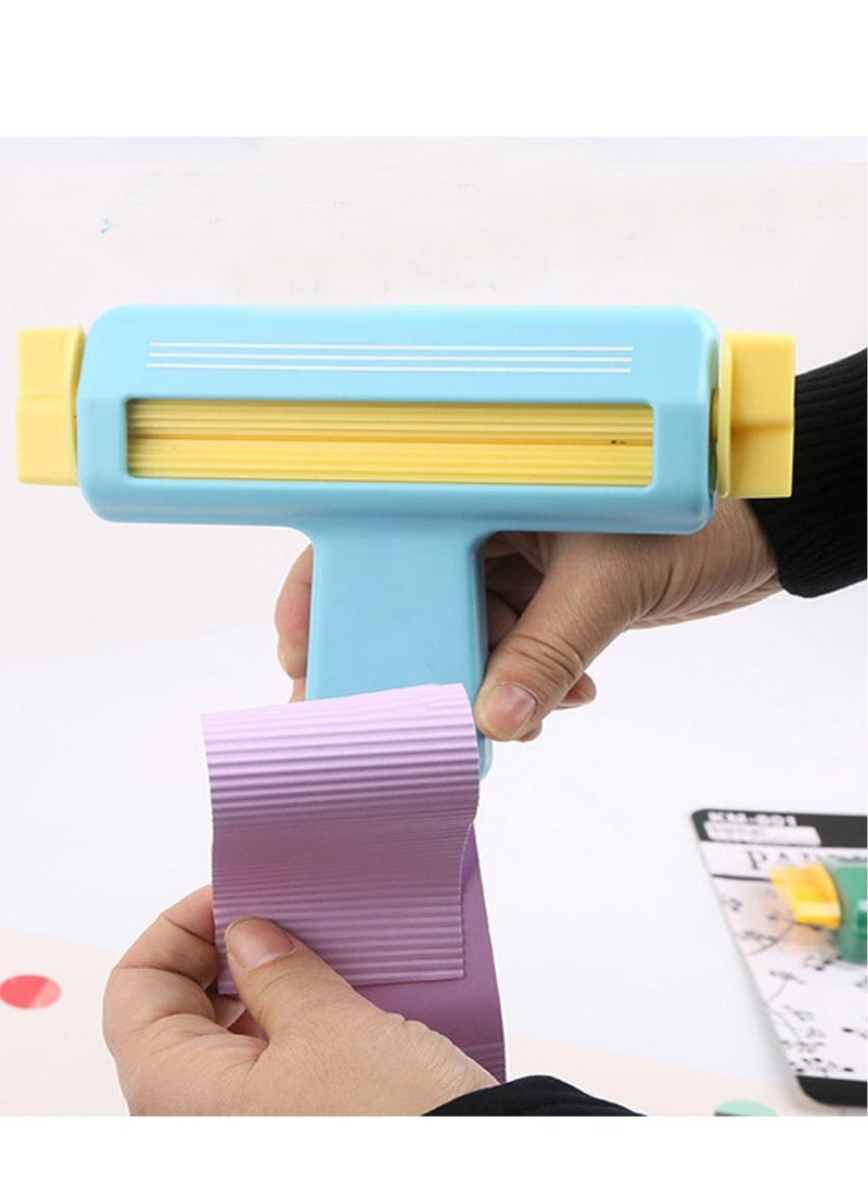 كابتن تيك Paper Crimper for Crafts Paper Craft Tools Paper Crimper for DIY Arts Crafts Paper, Wave Shape Making Paper Crimper or  Scrapbooking Decoration Making Tool - Image 5