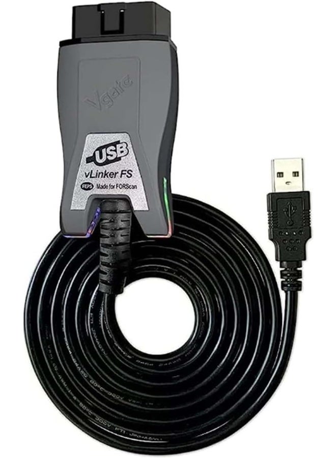 Vgate Vgate vLinker FS OBD2 USB Adapter for FOR-Scan HS/MS-CAN Auto Switch - Image 1