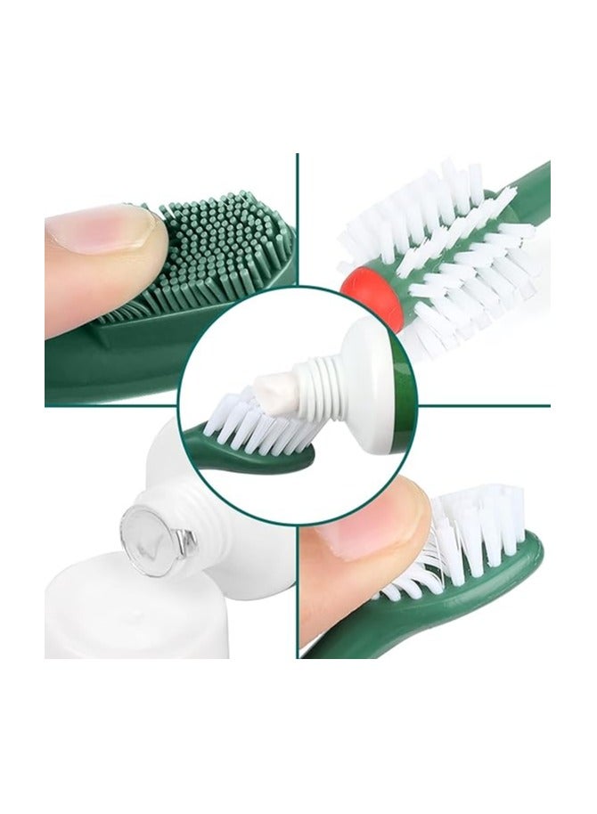 Histotree Pet Dog Tooth Brushing Kit - Dog Finger Toothbrush, 360° Toothbrush & Beef Flavor Toothpaste for Dogs Puppy Cats Teeth Oral Cleaning, Fresh Breath, Reduces Plaque & Tartar Buildup Dental Care Kit - Image 2