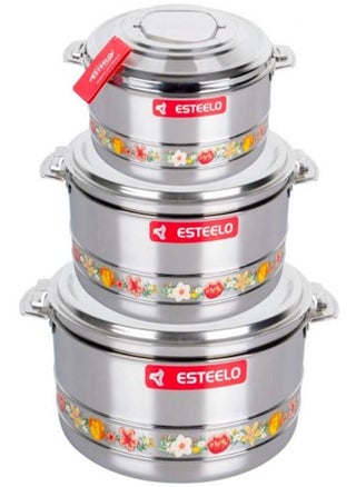 Set of steel food containers, 3 pieces, Multiple sizes - pzsku/ZDAAFC24A4241E2F46B38Z/45/_/1739789382/009d22e6-293b-44dc-8daf-b75636731e61
