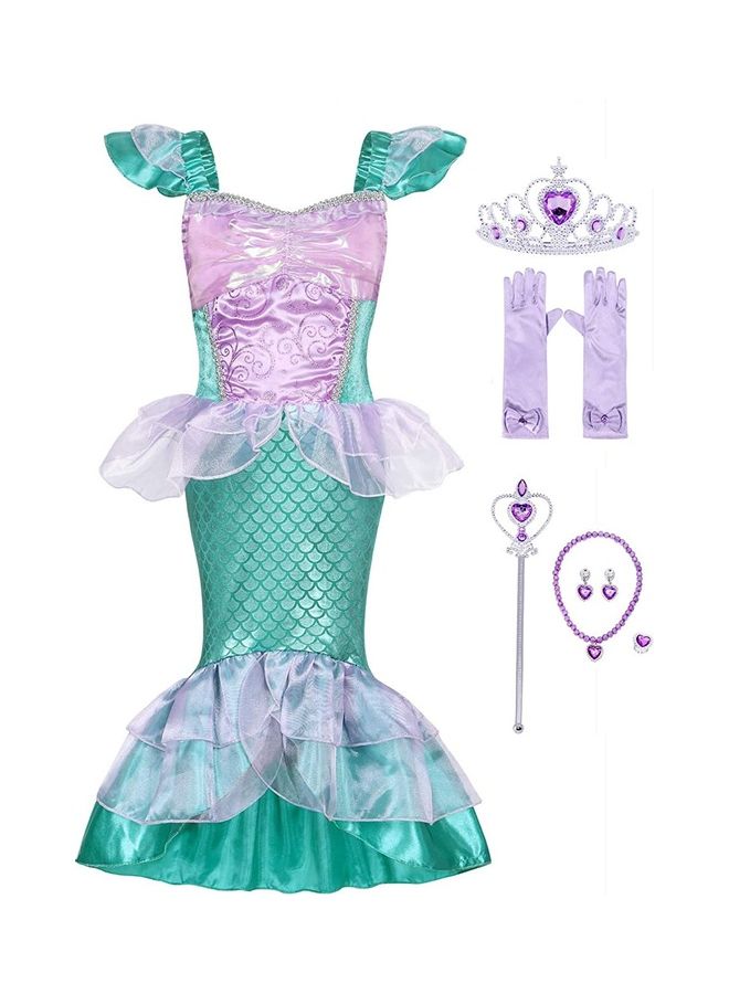 نيبمينينت Princess Costume With Jewellery Set 130cm - Image 1