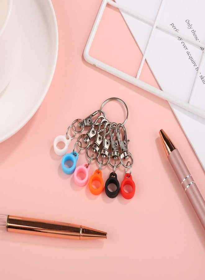NQEUEPN 6pcs Pen Holders, Pen Clips Pocket Clip Highlighter Pen Holder Badge Reel Clips Nurse Pen Converter with Lobster Clasp Badge Reel Accessories(Pen not Included) - Image 3