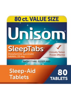 Sleeptabs, Nighttime Sleep-Aid, Doxylamine Succinate, 80 Tablets - pzsku/ZDAAFCBD1D4BE4EDAC22AZ/45/_/1734436803/73a58931-9143-47e1-82c7-315c652ba825