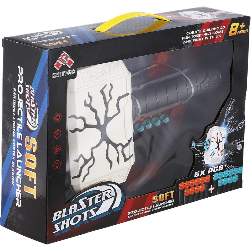 Hammer Soft Projectile Launcher 6 Foam Bullets - SB573 - Image 4