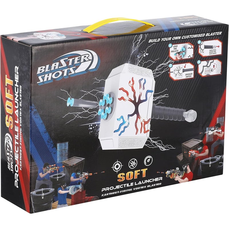 Hammer Soft Projectile Launcher 6 Foam Bullets - SB573 - Image 5