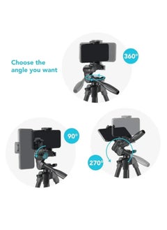 NP-610 Extendable Tripod Stand up to 32cm, Expandable up to 115MM, with Detachable Phone Holder, Adjustable, Compatible with All Smartphones - pzsku/ZDAAFDA4B2089343C2CD1Z/45/_/1733647724/f5ccd227-aac7-4309-8200-0988b2d744d1