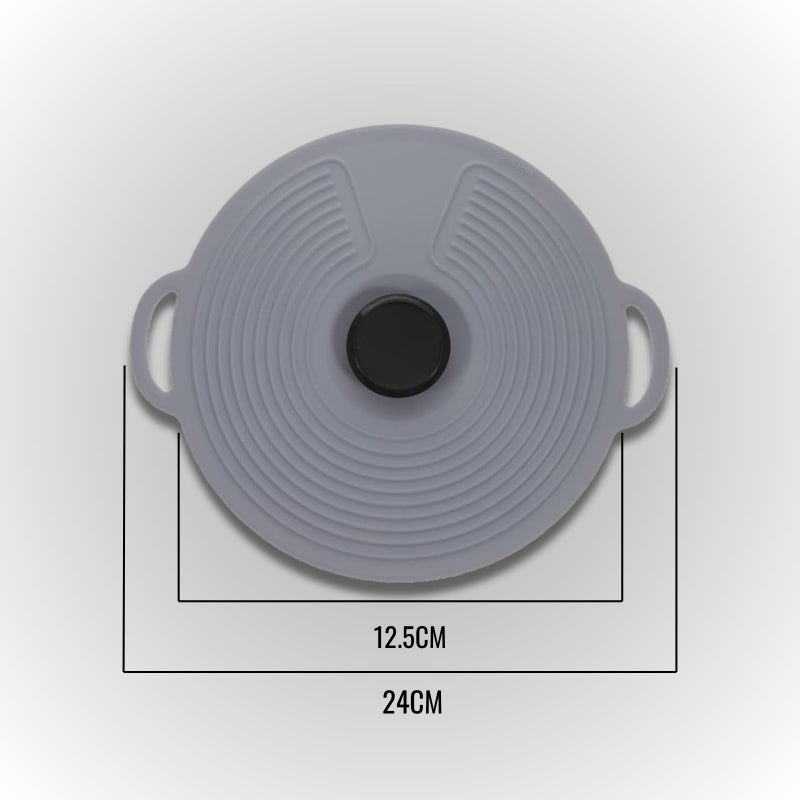 Cyrox Silicone Lid for Container 3 Sizes Silicone Bowl Lids Reusable Covers for Pots, Cups, Bowls, Heat Resistant Silicone Lid (Small + Medium + Large) (1Pcs) (Small) - Image 3