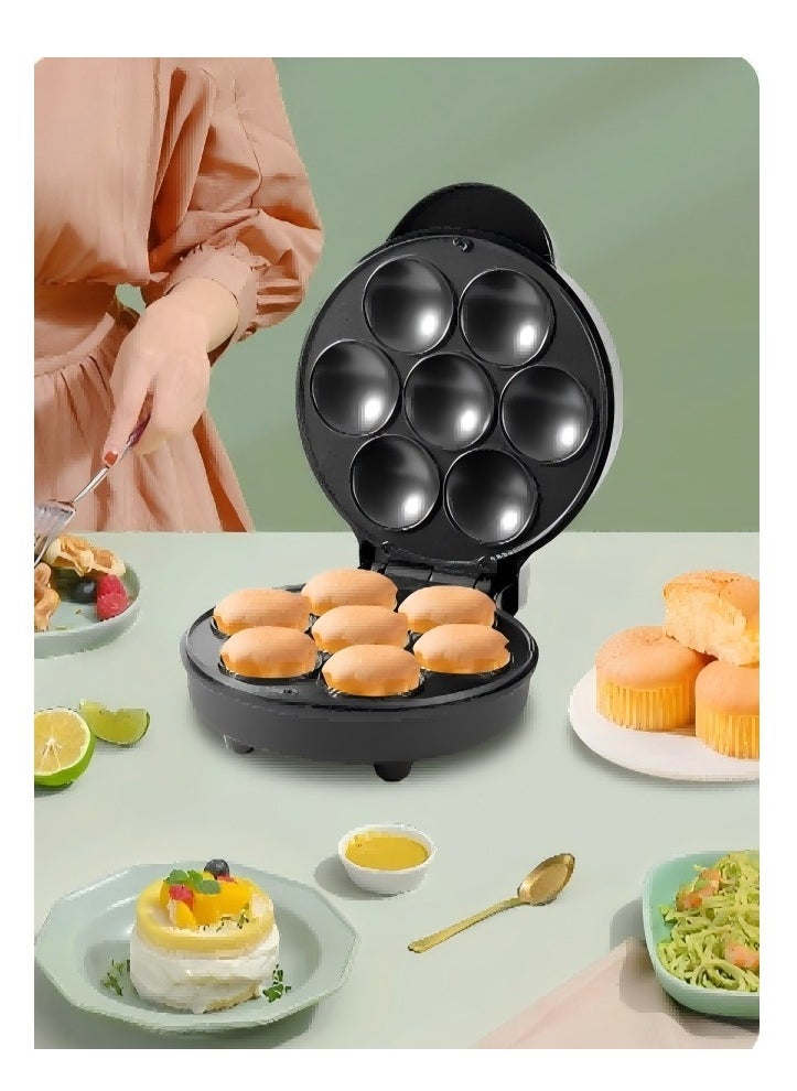 sokany Mini Waffle Maker - Made With Premium Quality Plastic & Non-Stick Coating - Small Pancake Maker For Brownies, Cookies, Quesadillas, Calzones, Hash Browns and Other Foods Plug: European Standard  - Image 1