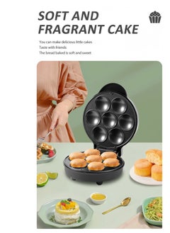 sokany Mini Waffle Maker - Made With Premium Quality Plastic & Non-Stick Coating - Small Pancake Maker For Brownies, Cookies, Quesadillas, Calzones, Hash Browns and Other Foods Plug: European Standard  - Image 2