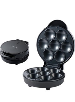 sokany Mini Waffle Maker - Made With Premium Quality Plastic & Non-Stick Coating - Small Pancake Maker For Brownies, Cookies, Quesadillas, Calzones, Hash Browns and Other Foods Plug: European Standard  - Image 3