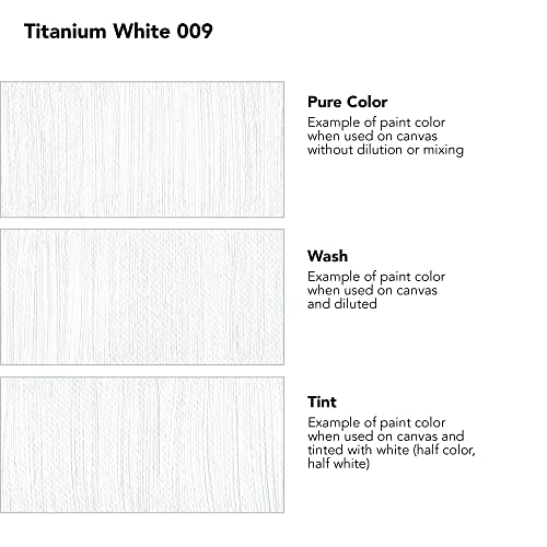 Daler Rowney Georgian Oil Paint Titanium White 225ml Tube - Art Paints for Canvas Paper and More - Oil Painting Supplies for Artists and Students - Artist Oil Paint for Any Skill Set - Image 2