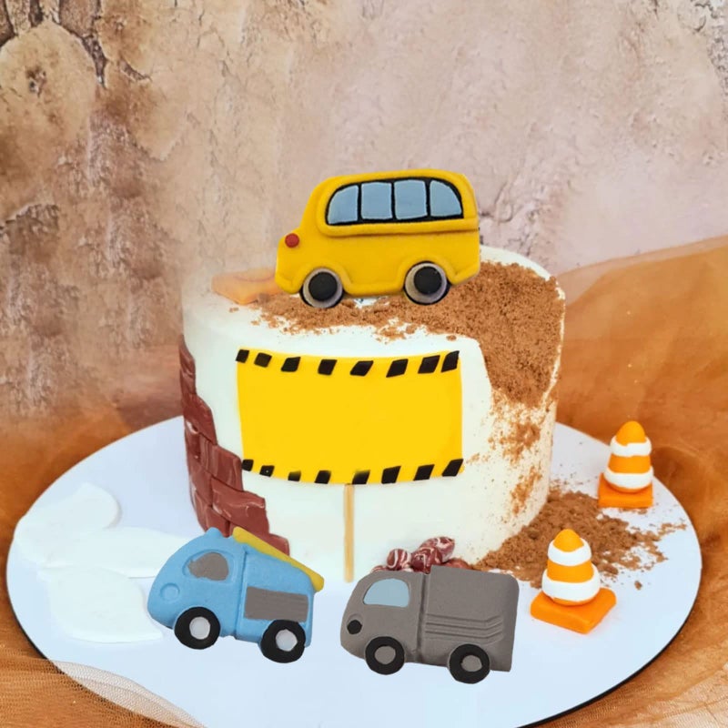 Xcake Lcook Car Silicone Chocolate Molds 2 Pcs  Sports Car Taxi Bus Fondant Molds for Birthday Baby Shower Cake Decoration Candy Sugar Craft Gum Paste Ice Cube Baking Epoxy Resin - Image 5