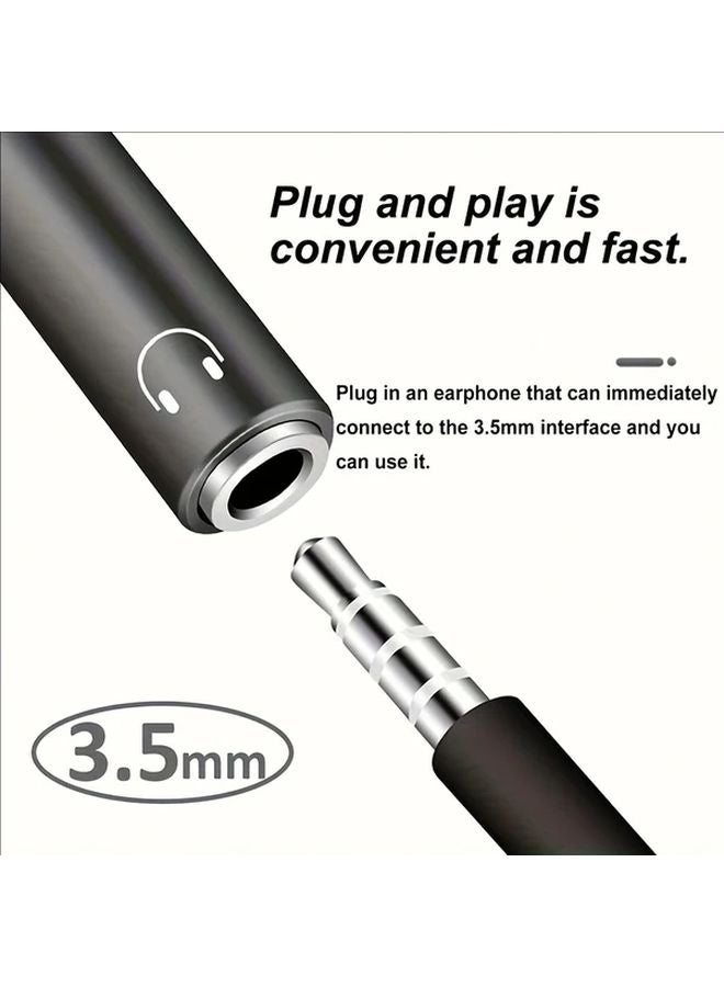 Black Gray 2 Pack USB C to 35mm Audio Adapter with PD Fast Charging Compatible with iPhone 15 16 - Image 4