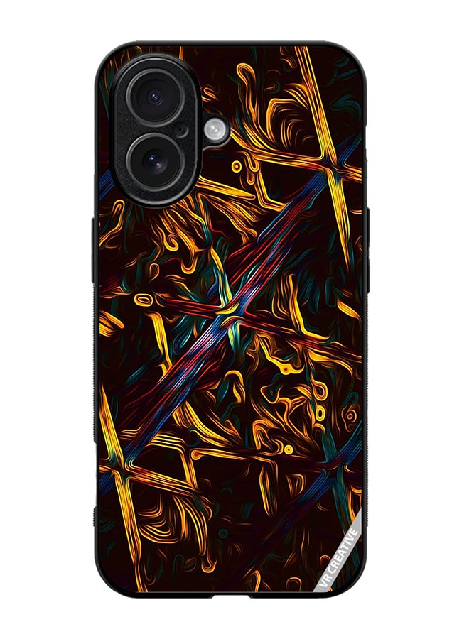 Protective Case Cover For Apple iPhone 17 Abstract Design Multicolour