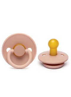 joybuy Latex Pacifier for Baby 0-6 Months, Size S, Pink  - Image 2