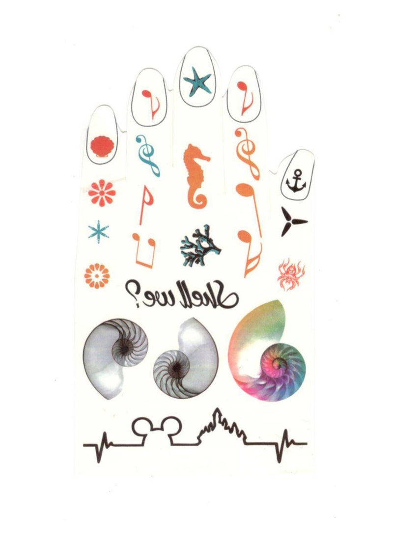 Generic Tattoo FOR HAND COLORS NO.3  - Image 1