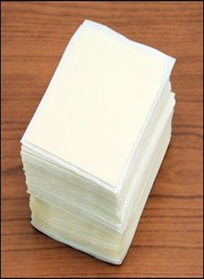 جيوب كتب لاصقة من متجر المكتبة - 100 جيب/عبوة - Image 2