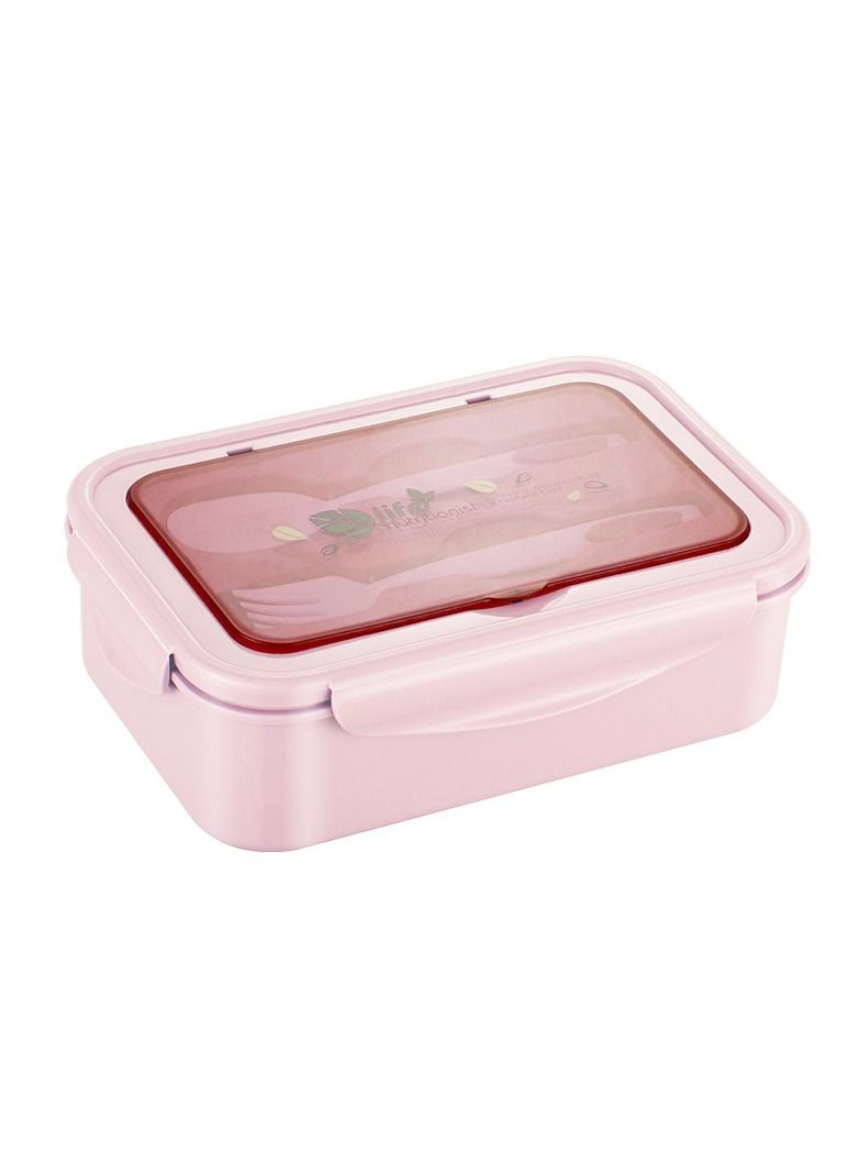 3-Grid Lunch Box With Lid 